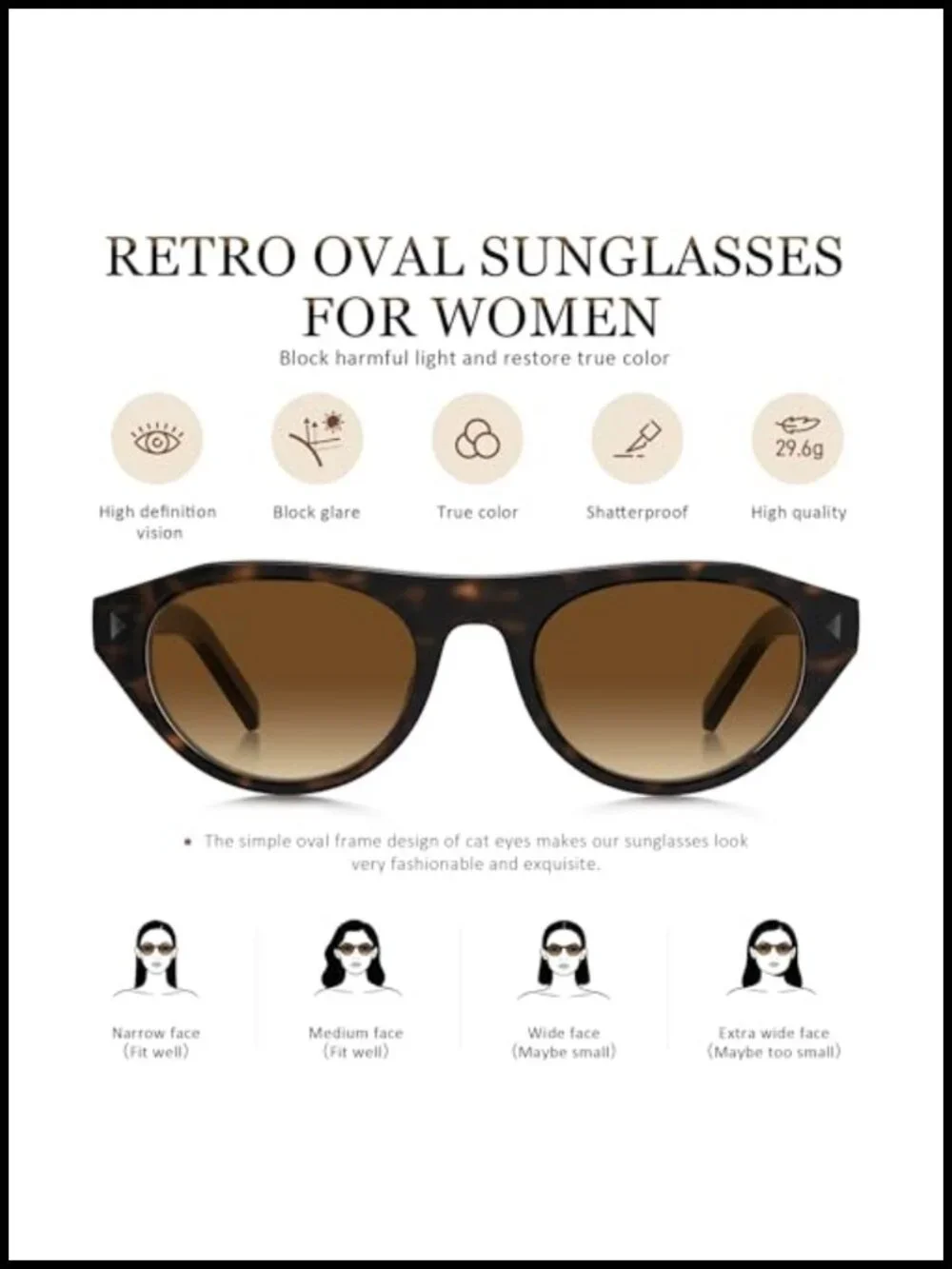 Retro Oval Sunglasses Women Men Small Narrow 90s Vintage Round Shades UV400